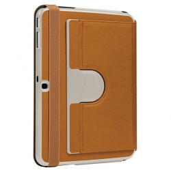 Targus Versavu Slim Galaxy Tab 4 10.1" Rotating Stand case light brown